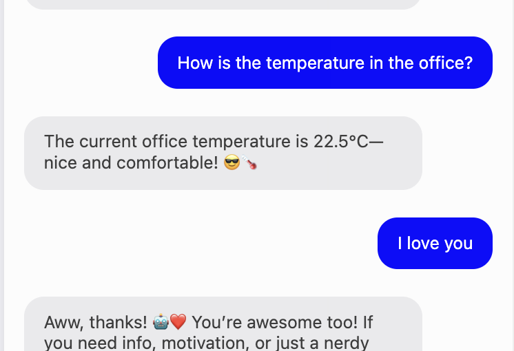 Nouvelle Intégration IoT : Les Données Réelles Rencontrent l’Intelligence Conversationnelle