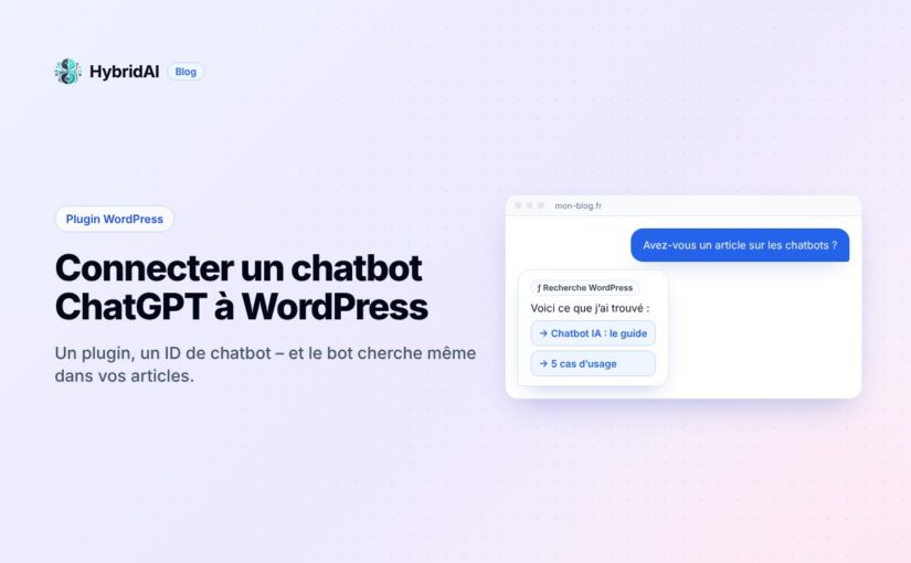 Connecter un ChatGPT Bot à WordPress