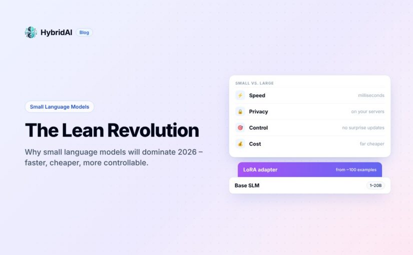 The Lean Revolution: Why Small Language Models will dominate 2026