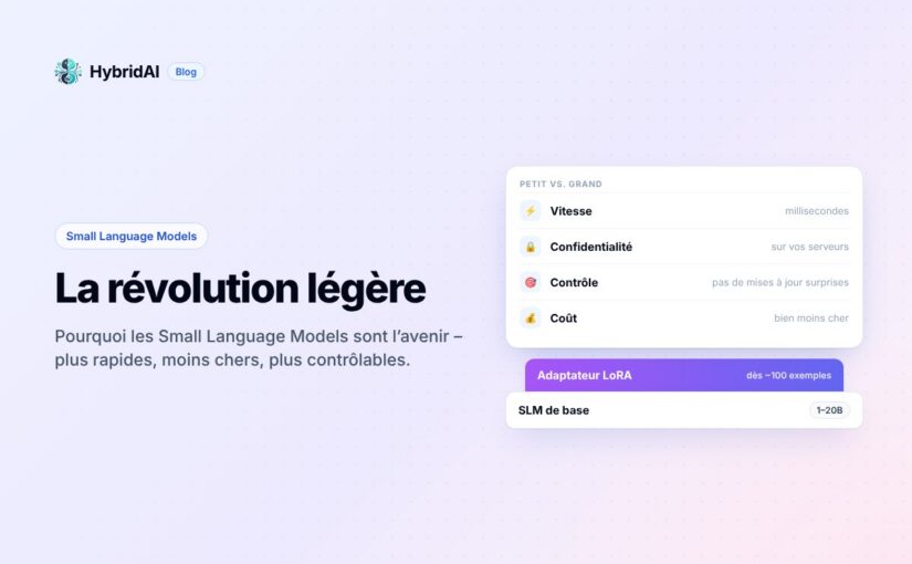La révolution légère : Pourquoi les Small Language Models sont l&rsquo;avenir