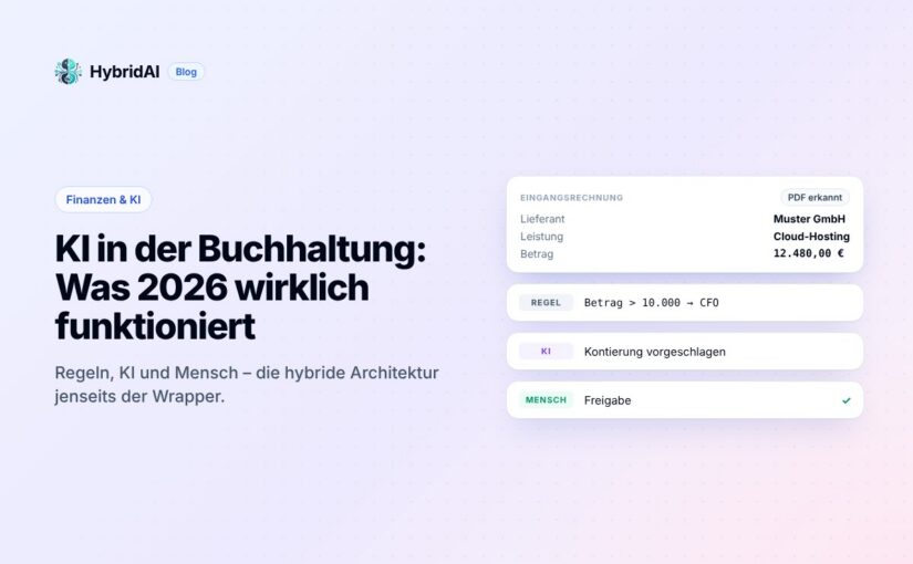 KI in der Buchhaltung: Was 2026 wirklich funktioniert