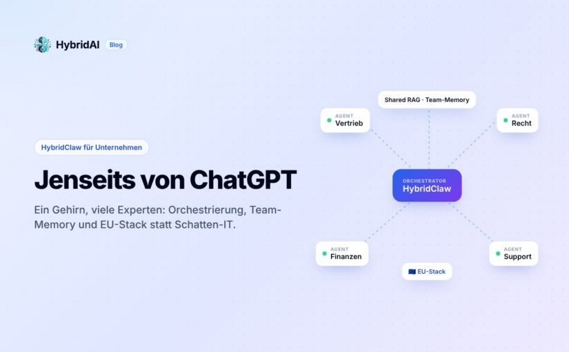Jenseits von ChatGPT: Warum HybridClaw die Spielregeln für Unternehmen neu definiert