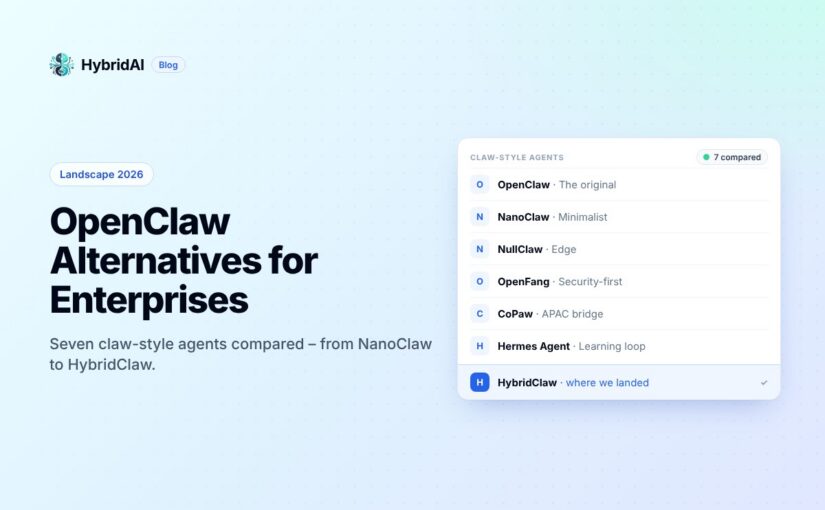 OpenClaw Alternatives for Enterprises (2026)