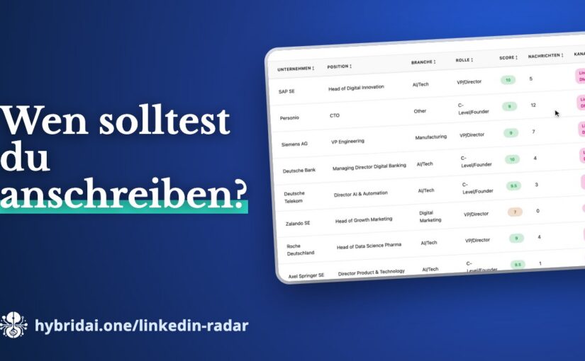 Das eigene LinkedIn-Netzwerk ist die beste Lead-Liste – man muss sie nur lesen können